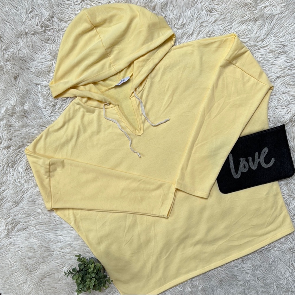 Jenny Boston Hoodie Top 💗 Yellow
